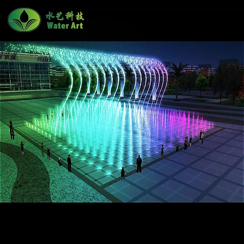 Walk-in Water Jet Dry Land Floor Fountain for City Central Plaza Without Pool