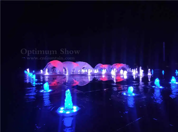 Contemporary Floor Dry Land Free Standing Dancing Water Kid Fountain