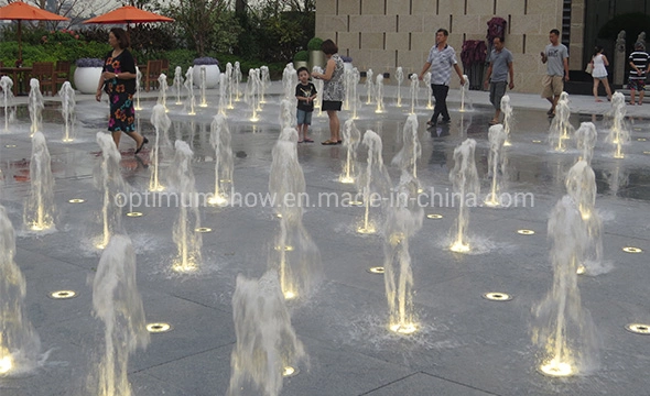 Malaysia Project Outdoor Programmable Kids Playing Dancing Dry Floor Deck Water Fountain Interactive