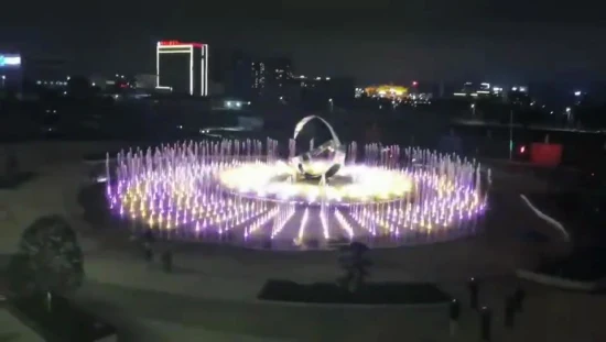 Свободный дизайн Dia круглый музыкальный фонтан на танцевальной площадке со светодиодной подсветкой садовый фонтан